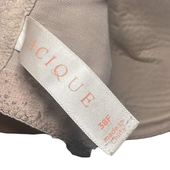 Lane Bryant Cacique Full Coverage Bra 38F Taupe - Picture 8 of 9